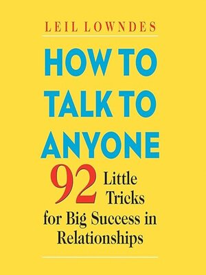 cover image of How to Talk to Anyone